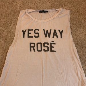 YES WAY ROSE’ tank